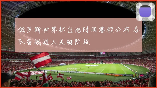 俄罗斯世界杯当地时间赛程公布 各队备战进入关键阶段