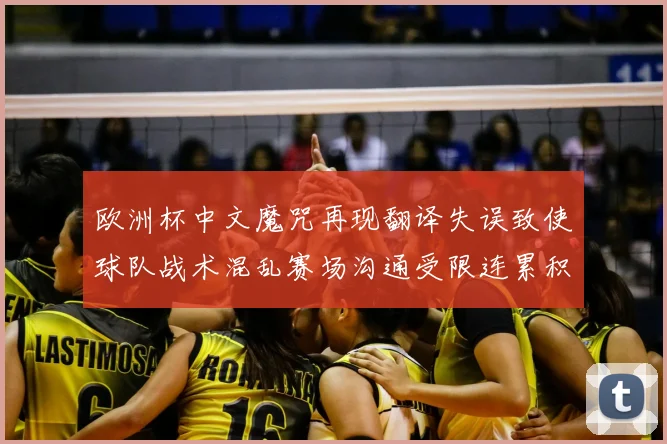 欧洲杯中文魔咒再现翻译失误致使球队战术混乱赛场沟通受限连累积分争夺
